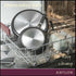Anolon Endurance+ 20/26cm Open French Skillet Twin Pack Saucepans/Chef Pot The Cooks Kitchen 