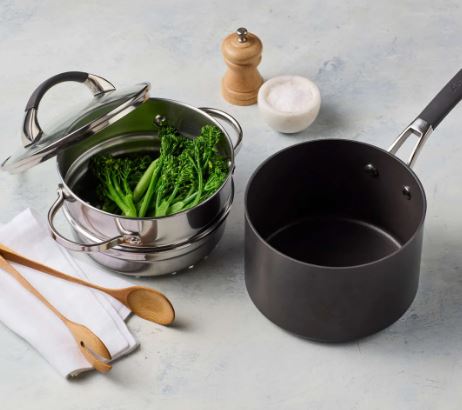 Anolon Endurance+ 18cm/2.8l Covered Saucepan & Steamer
