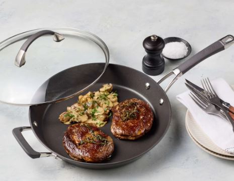 Anolon Endurance+ 30cm Open Skillet With Bonus Lid