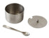 Rsvp Endurance Stainless Steel Salt Cellar With Spoon 59ml Herb & Spice Storage The Cooks Kitchen 