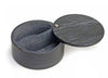 Rsvp Marble Swivel Top Salt Box 13 X 6cm - Black