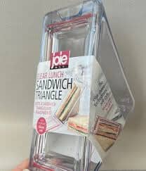 Joie Clear Sandwich Triangle Random Colour Picnicware The Cooks Kitchen 