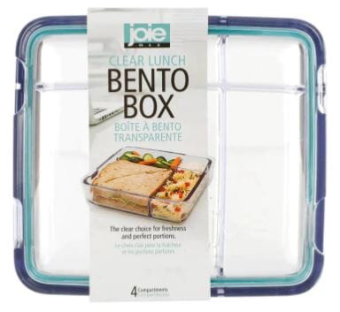 Joie 4 Compartment Clear Bento Random Colour Miscellaneous The Cooks Kitchen 