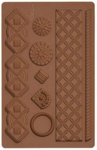 Wilton Fondant & Gum Paste Mold - Macrame Silicone Moulds The Cooks Kitchen 