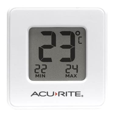Acurite White Digital Indoor Thermometer With Compact Display Thermometers The Cooks Kitchen 