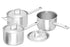 Scanpan Commercial 3pc Saucepan Set - 16cm/18cm/20cm Stainless Steel Cookware Sets The Cooks Kitchen 