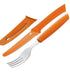Scanpan Spectrum Steak Knife & Fork Set Orange Steak Knife Sets The Cooks Kitchen 