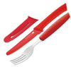 Scanpan Spectrum Steak Knife & Fork Set Red