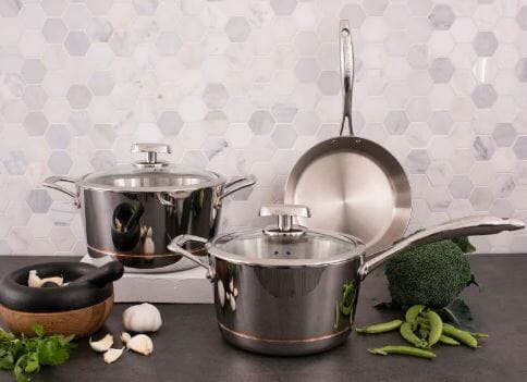 Scanpan Axis 26cm Saute Pan Frypan - Chef Pan - Saute Pan The Cooks Kitchen 