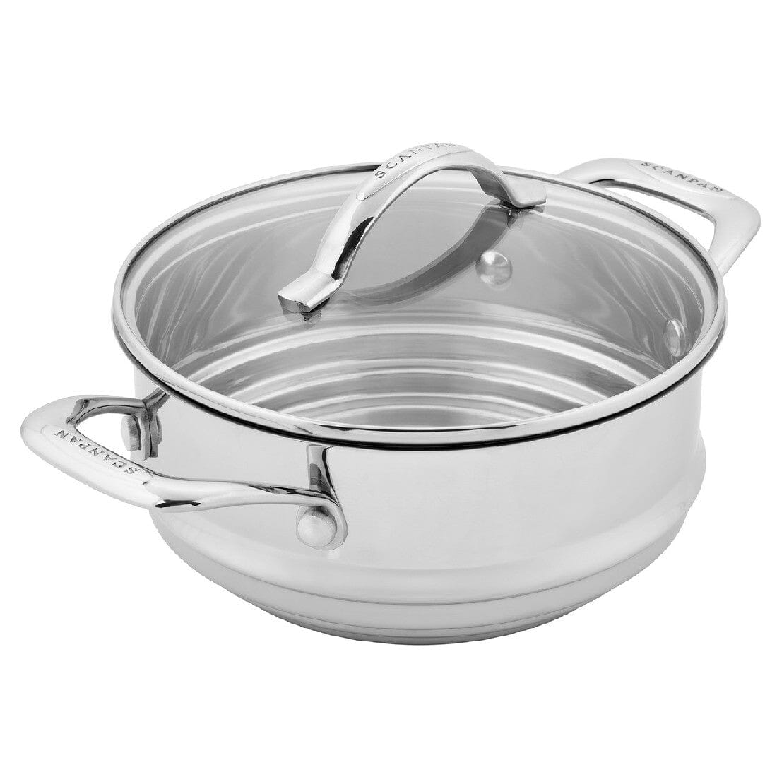 Scanpan Sts Multi Steamer Insert W/ Lid To Fit 16/18/20cm Double Boilers & Steamer Insert The Cooks Kitchen Mandurah 