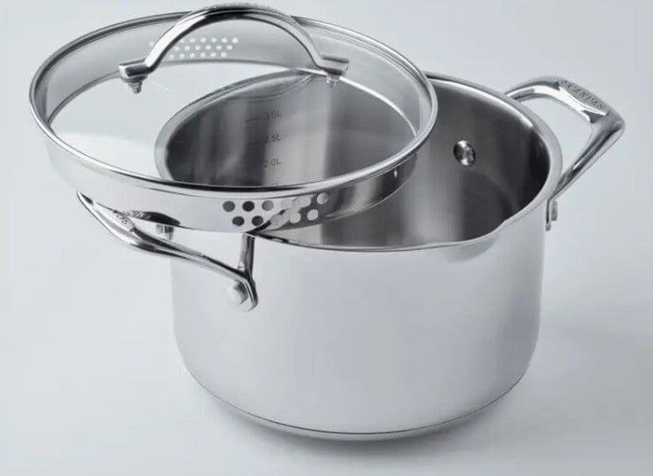 Scanpan Sts 5pc Stainless Steel Cookware Set Stainless Steel Cookware Sets The Cooks Kitchen 