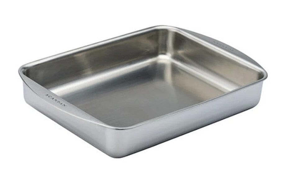 Scanpan Elektra Roaster Small 29 X 21 X 5.5cm Stainless Steel Roasting The Cooks Kitchen 