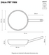 Scanpan Elektra Fry Pan 24cm