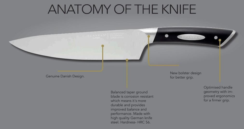 Scanpan Classic 8/20cm Carving Knife Carvers - Cleavers & Slicers The Cooks Kitchen Mandurah 