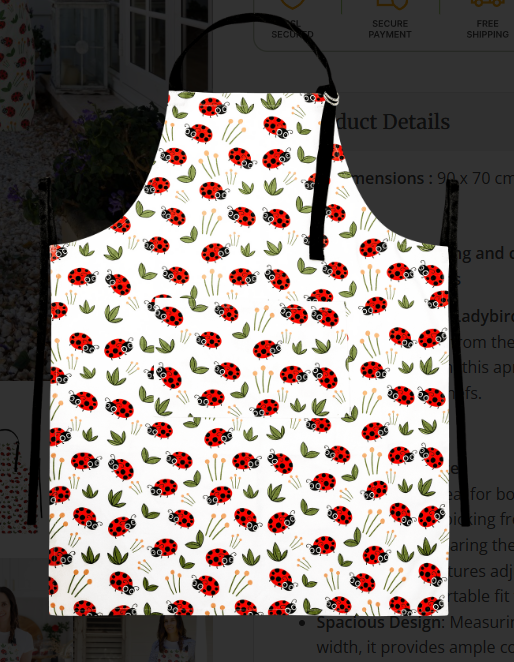 Funjobs Lady Bird Apron