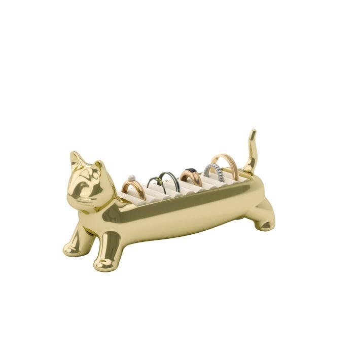 Umbra Ali Cat Ring Holder, Brass Miscellaneous The Cooks Kitchen 