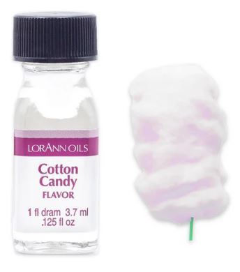 Lorann Oils Cotton Candy Super Strength Flavor  3.7ml