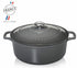 Chasseur 26cm 5.2l Round French Oven Caviar