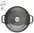 Chasseur 26cm 5.2l Round French Oven Caviar