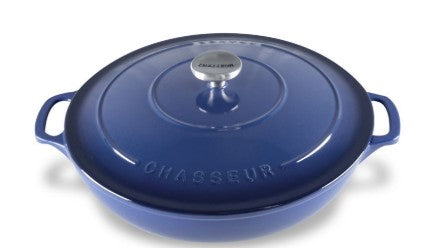 Chasseur Low Round Casserole 30cm/2.5l Azure