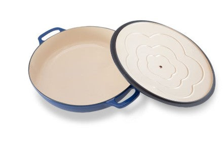 Chasseur Low Round Casserole 30cm/2.5l Azure