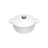 Chasseur Round French Oven Brilliant White 24cm/4l French Oven The Cooks Kitchen Mandurah 