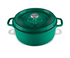 Chasseur Gourmet Round French Oven (jade) - 28cm/6l