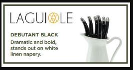 Andre Verdier Debutant Butter Knife - Black