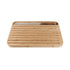 Pebbly Large Bread Board & Bread Knife Set - 36x26x2cm