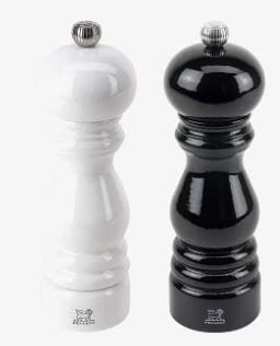 Peugeot Paris Duo Salt And Pepper Mill 18cm Black/white Salt & Pepper Grinders & Mills The Cooks Kitchen 