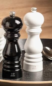 Peugeot Paris Duo Salt And Pepper Mill 18cm Black/white Salt & Pepper Grinders & Mills The Cooks Kitchen 