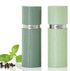 Adhoc Textura Pepper & Salt Mill Set 15cm - Dark Green And Light Green