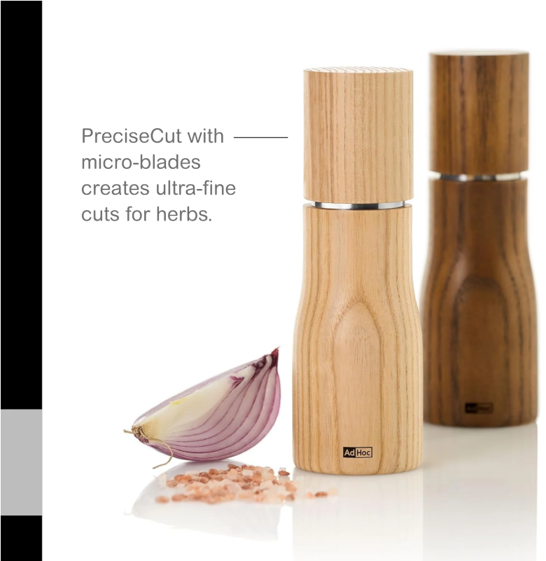Adhoc Levo Pepper/salt Mill 15cm Light