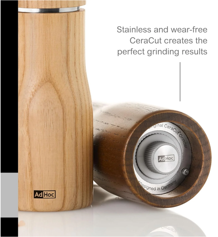 Adhoc Levo Pepper/salt Mill 15cm Light
