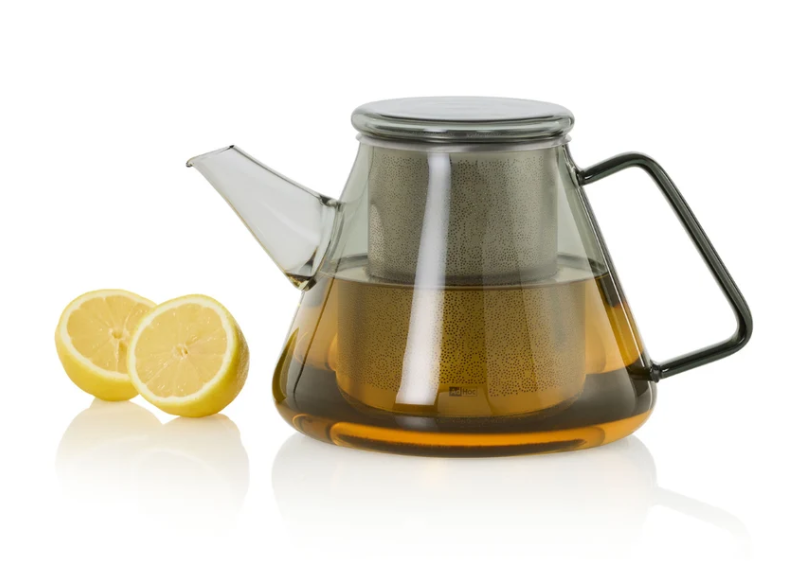Adhoc Teapot Orient Grey Glass1.5l