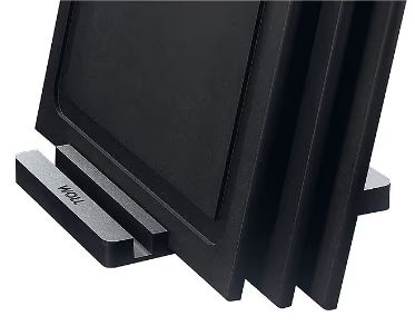 Woll Cut & Serve Board Stand Black 14x10x1.4cm
