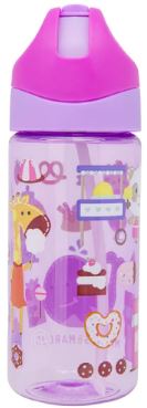 Antibacterial Tritan Straw Bottle - Lolly 400ml