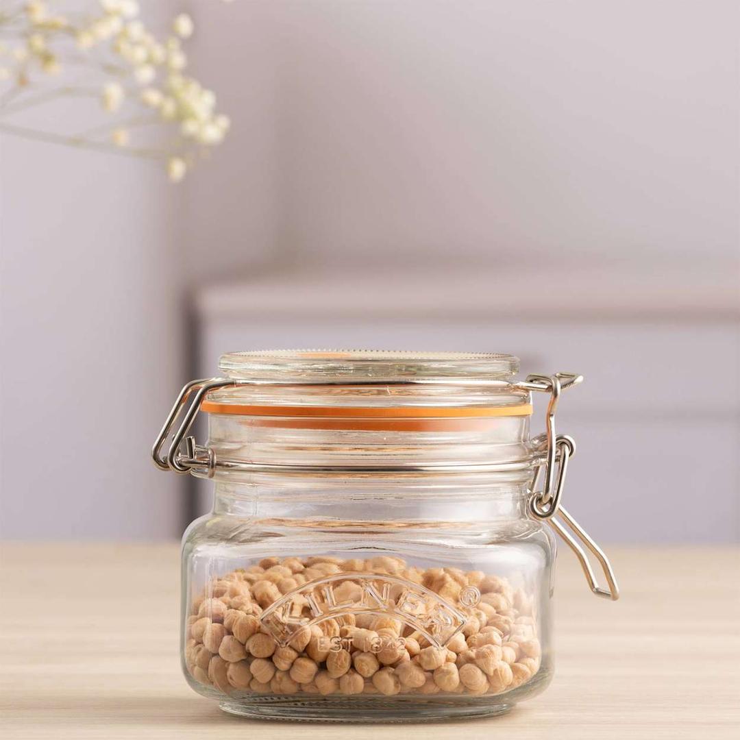 Kilner Square Clip Top Jar 500ml