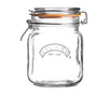 Kilner Square Clip Top Jar 1l