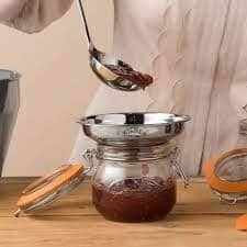 Stainless Steel Jam Easy Fill Funnel Preserving Accessories The Cooks Kitchen 