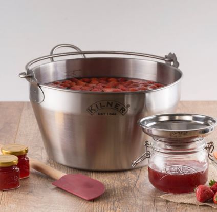 Kilner Stainless Steel Jam Pan, 8l, 30cm, Silver