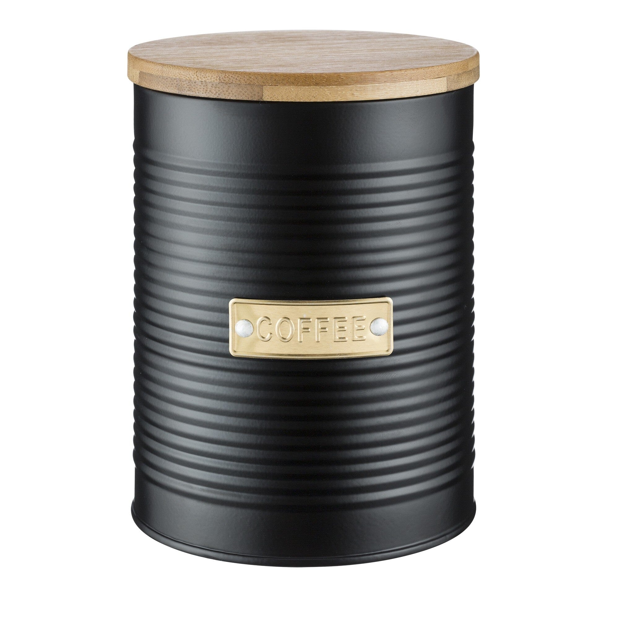 Typhoon Living Coffee Canister 1.4l Black Sugar, Coffee & Tea The Cooks Kitchen Mandurah 