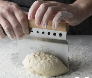 Mason Cash Innovative Stainless Steel Kitchen Bench Scraper - 15x14x2.5cm