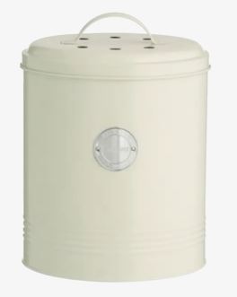 Typhoon Living Compost Caddy 2.5l Cream