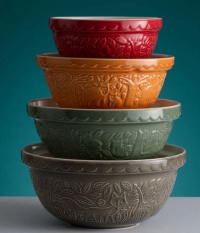 Mason Cash Forest Burg Mixing Bowl 21cm Mixing Bowls & Pudding Bowls The Cooks Kitchen 