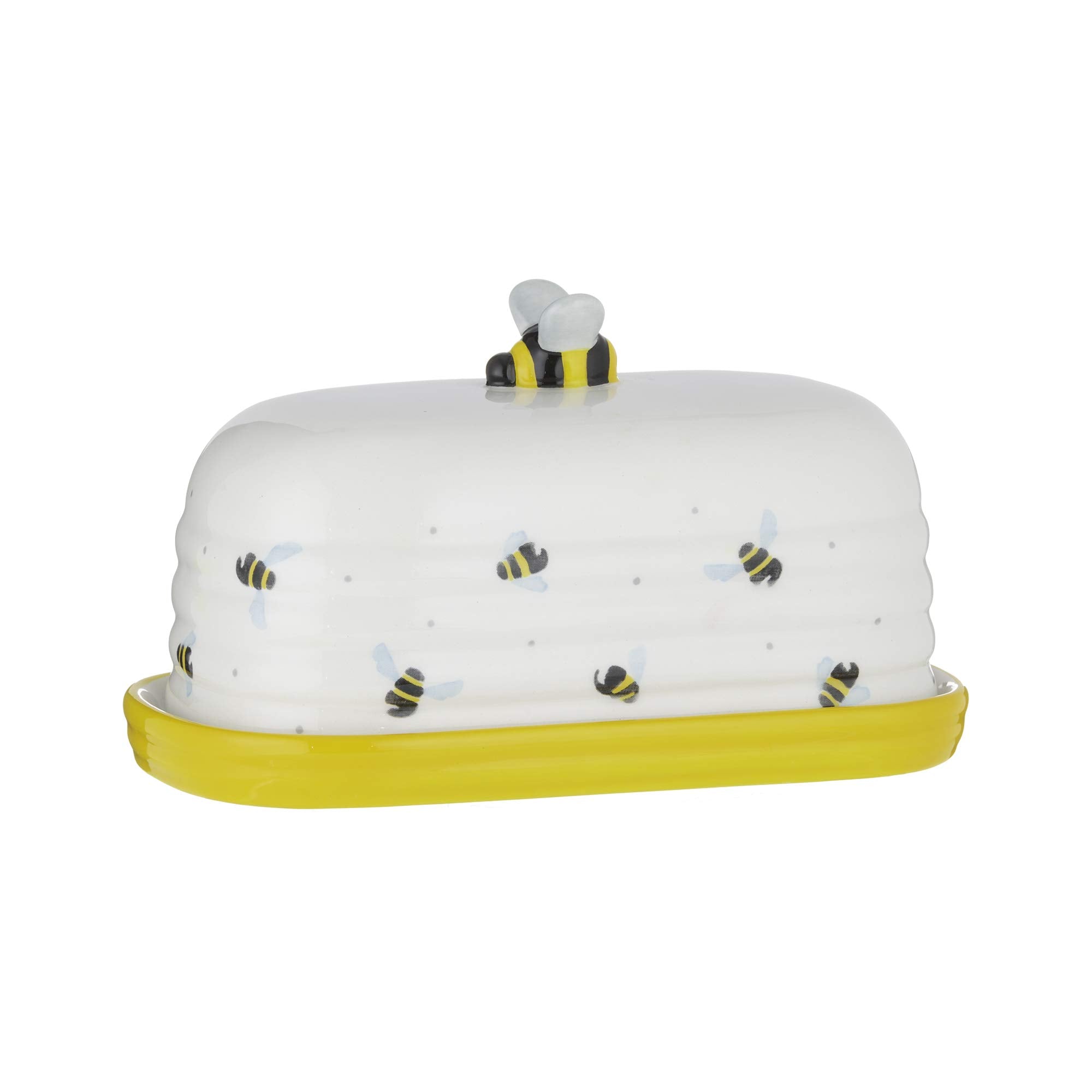 Price & Kensington Sweet Bee Butter Dish 9.6x17.6x10cm