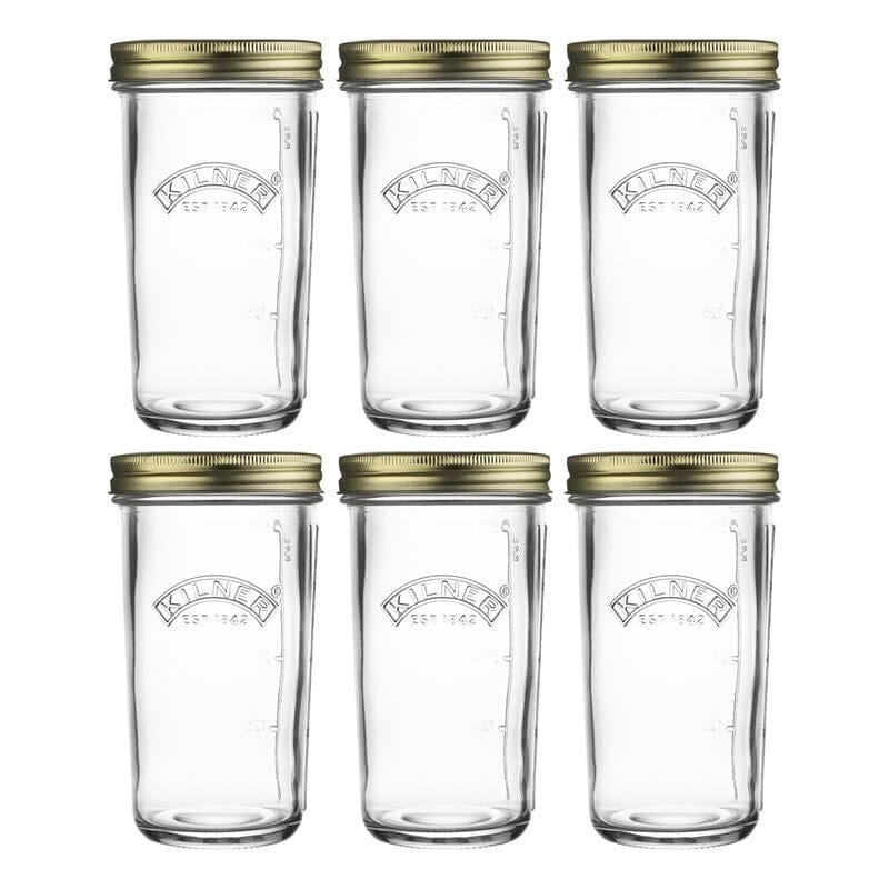 Kilner Wide Mouth Preserving Set/6 500ml Preserving Jars The Cooks Kitchen 