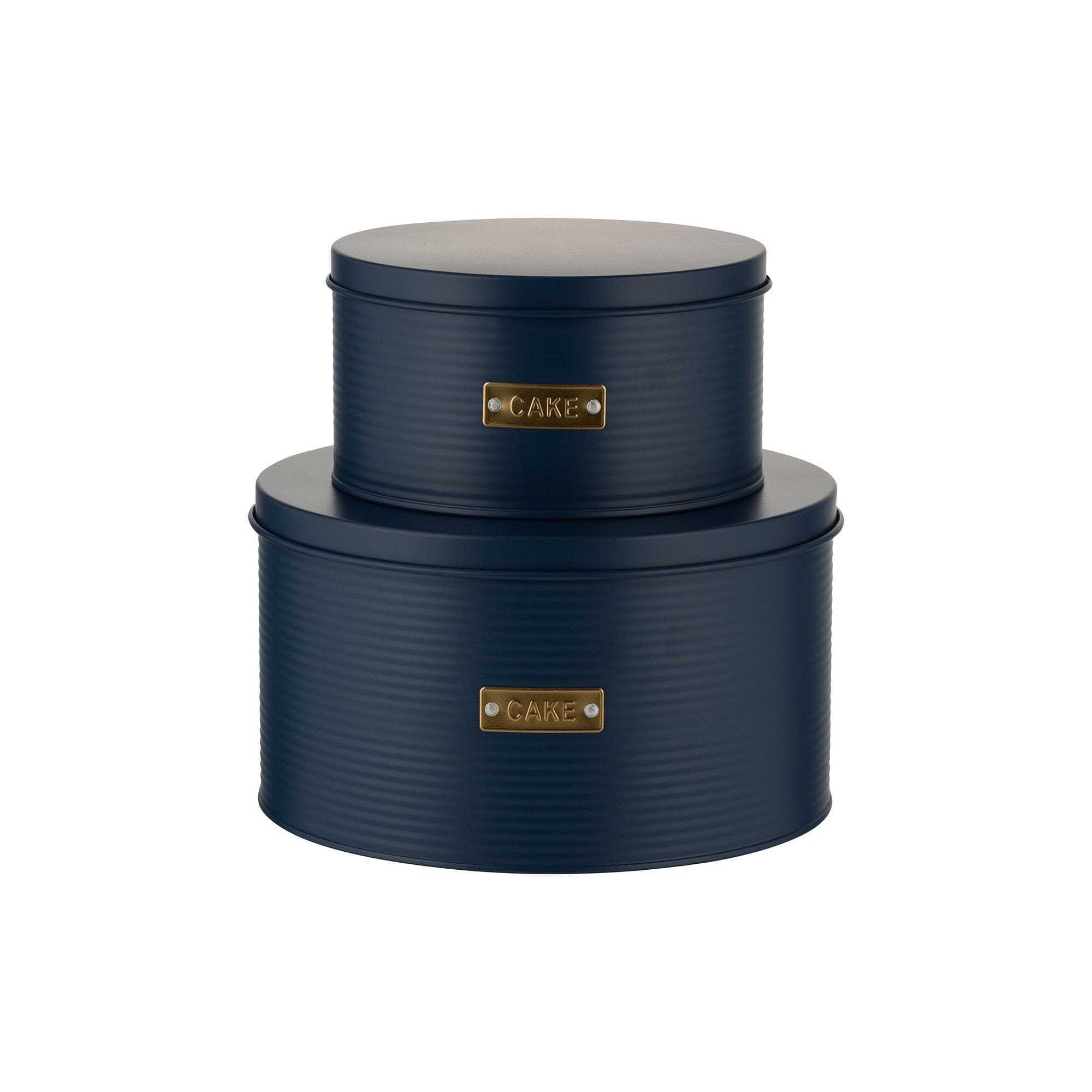 Typhoon Living Cake Tins 6.7l/2.5l Navy General Storage The Cooks Kitchen Mandurah 