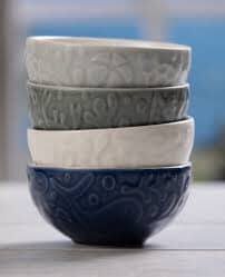 Mason Cash Nautical Set 4 Prep Bowls 10cm Mixing Bowls The Cooks Kitchen 