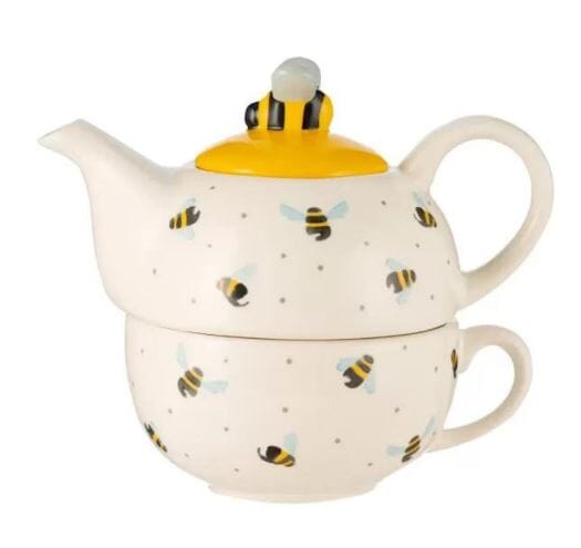 Price & Kensington Sweet Bee Tea For One Ceramic Teapots The Cooks Kitchen 